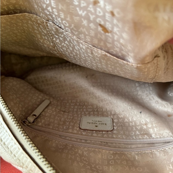 Kate Spade Cream Quilted Design Handbag - Picture 5 of 16